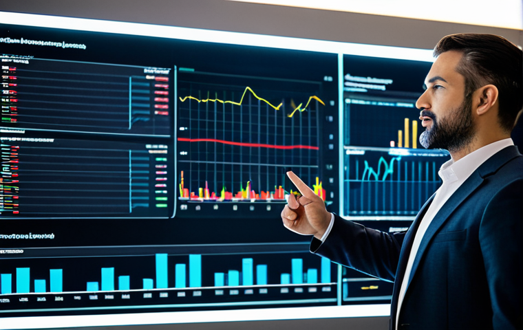 A professional procurement manager in a modest business suit, standing confidently in a sleek, modern data analysis center. They are in front of large, glowing holographic displays showing complex data visualizations, charts, and graphs. One hand gestures towards the interactive data, indicating deep understanding and strategic insight. The background features sophisticated digital interfaces and interconnected data streams. High-resolution, professional photography, cinematic lighting, sharp focus, intricate details, realistic render, perfect anatomy, correct proportions, natural pose, well-formed hands, proper finger count, natural body proportions, safe for work, appropriate content, fully clothed, professional.